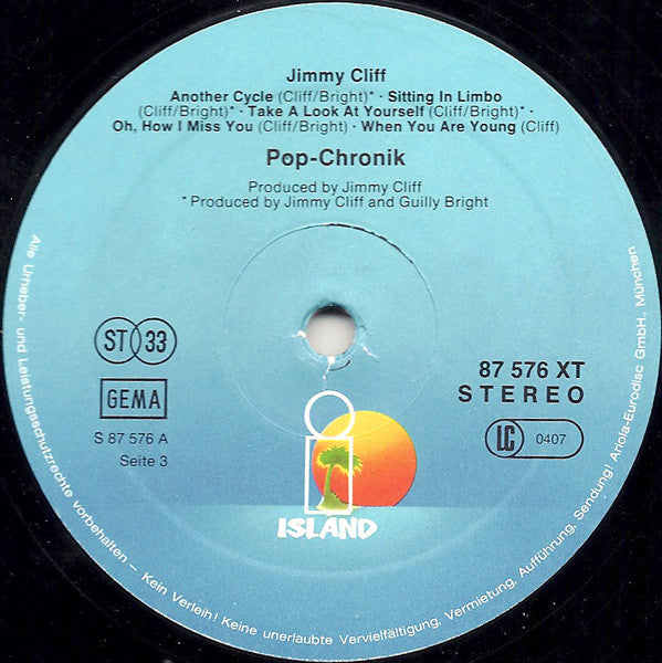 Jimmy Cliff : Pop Chronik (2xLP, Comp, RE)