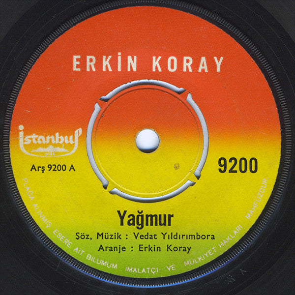 Erkin Koray : Yağmur / Aşka İnanmıyorum (7")