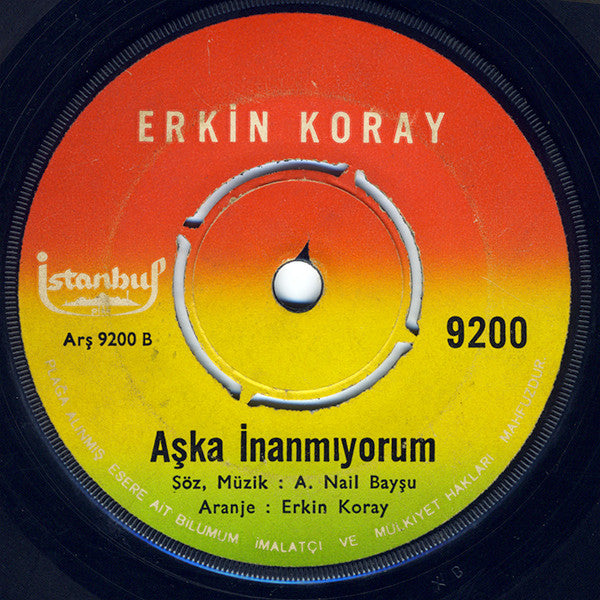 Erkin Koray : Yağmur / Aşka İnanmıyorum (7")
