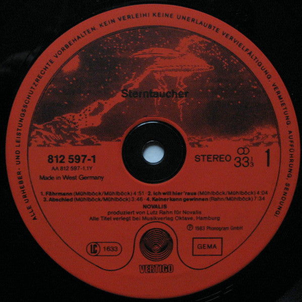Novalis (3) : Sterntaucher (LP, Album)