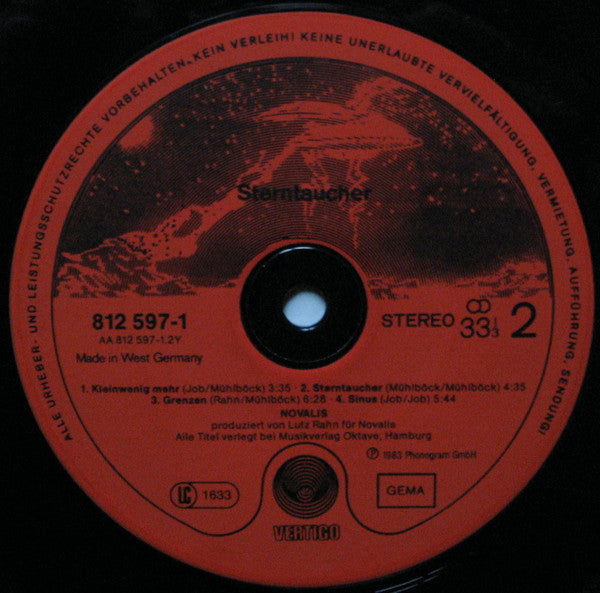 Novalis (3) : Sterntaucher (LP, Album)