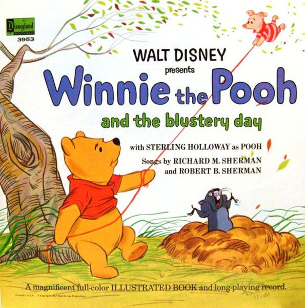 Sterling Holloway : Winnie The Pooh And The Blustery Day (LP, Album, RP)