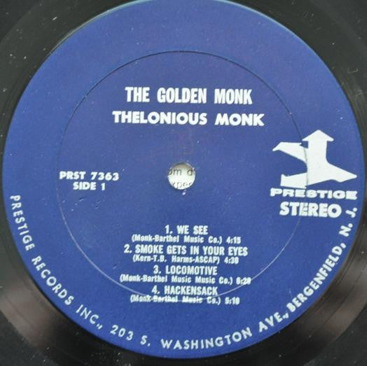 Thelonious Monk : The Golden Monk (LP, Comp, RE)