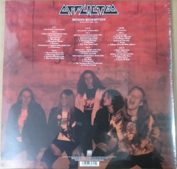 Afflicted : Beyond Redemption (Demos & EPs 1989 - 1992) (3xLP, Comp, RM, 180)