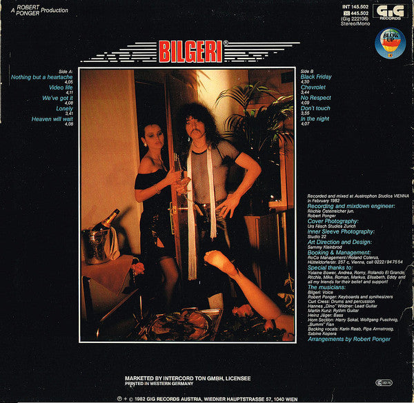 Bilgeri : Bilgeri (LP, Album)