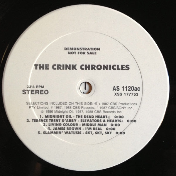 Various : The Crink Chronicles (2xLP, Comp, Promo)