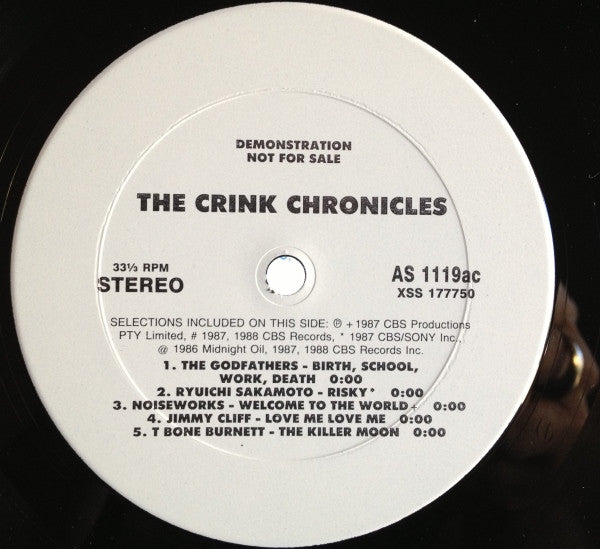 Various : The Crink Chronicles (2xLP, Comp, Promo)