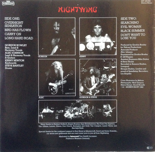 Nightwing : Black Summer (LP, Album)