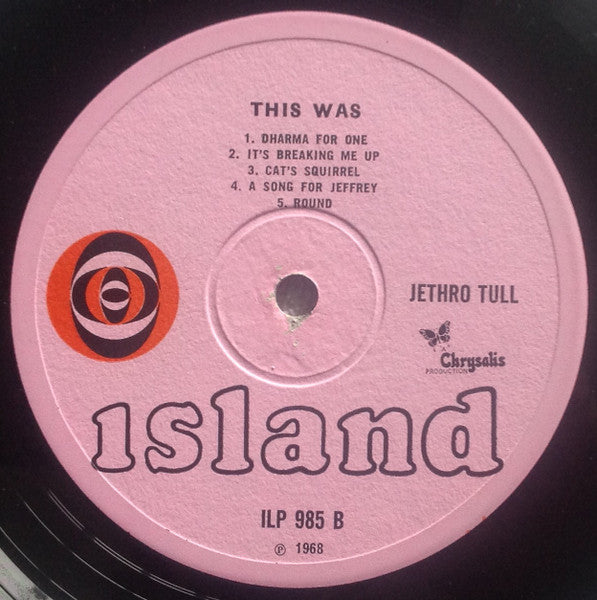Jethro Tull : This Was (LP, Album, Mono, Gat)