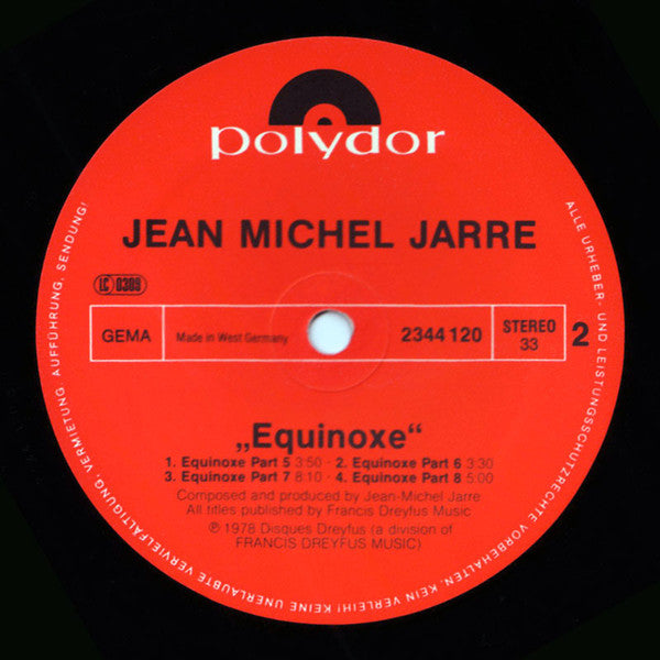 Jean-Michel Jarre : Equinoxe (LP, Album)