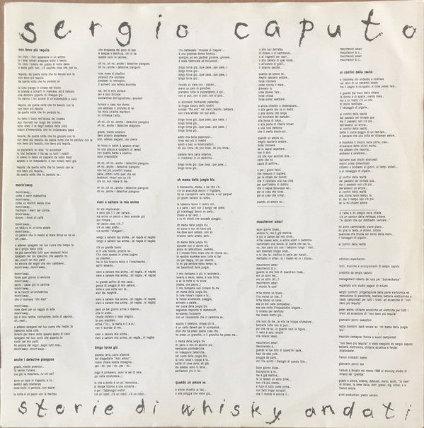 Sergio Caputo : Storie Di Whisky Andati (LP, Album)
