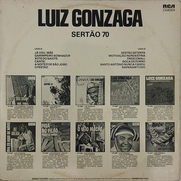Luiz Gonzaga : Sertão 70 (LP, Album)