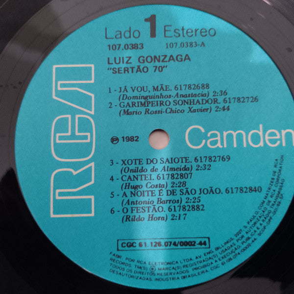 Luiz Gonzaga : Sertão 70 (LP, Album)
