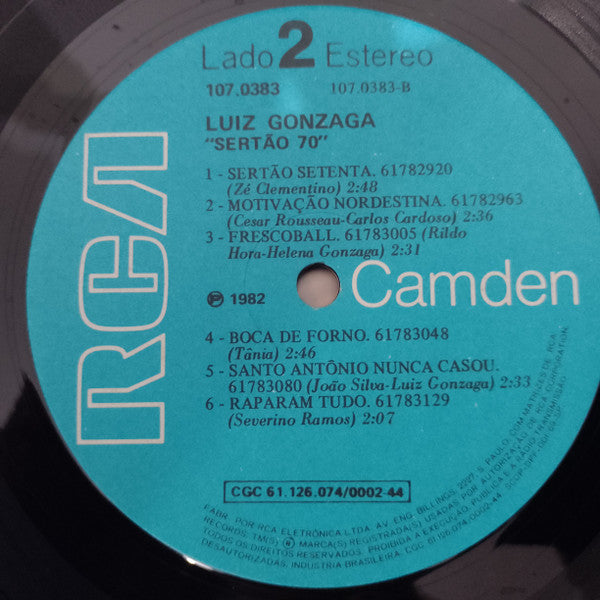 Luiz Gonzaga : Sertão 70 (LP, Album)