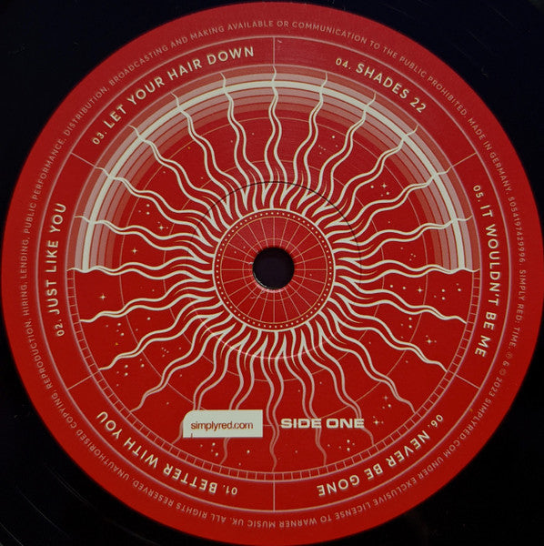 Simply Red : Time (LP, Album, Gat)