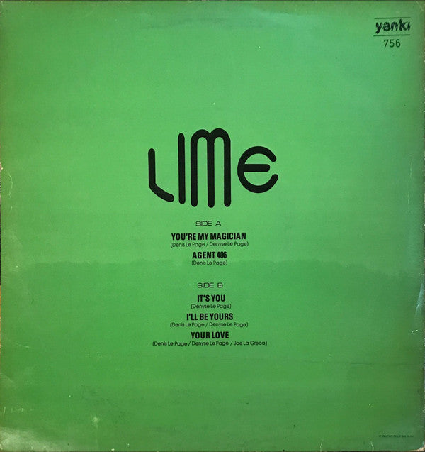 Lime (2) : Your Love (LP, Album)