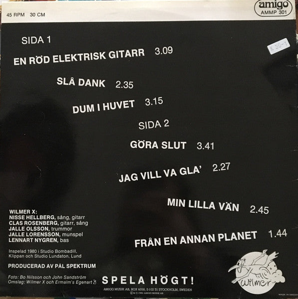 Wilmer X : Wilmer X (12")