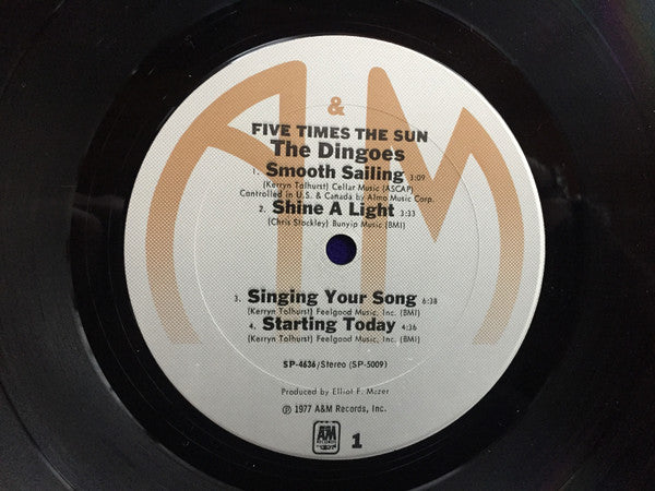 The Dingoes : Five Times The Sun (LP, Album)