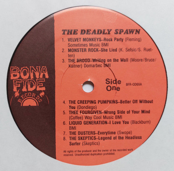 Various : The Deadly Spawn (LP, Comp + Flexi, S/Sided, Red)