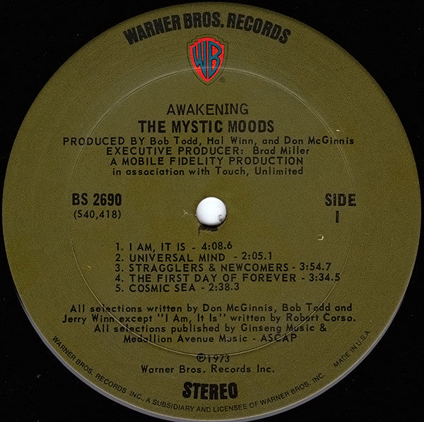 The Mystic Moods Orchestra : Awakening (LP, Album)