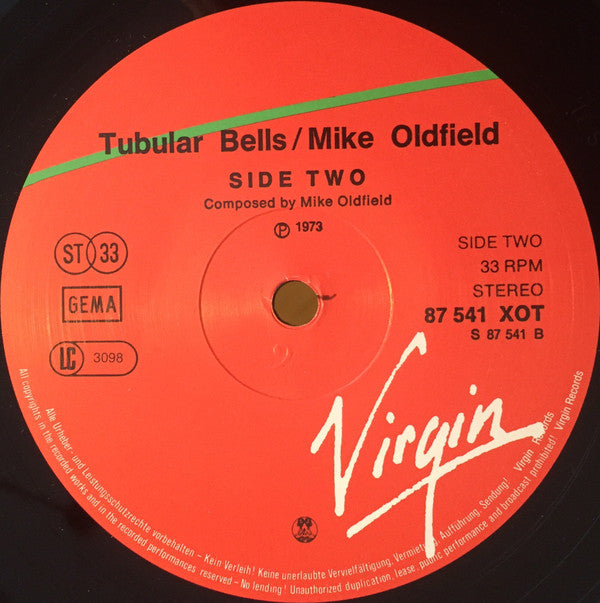 Mike Oldfield : Tubular Bells (LP, Album, RE)
