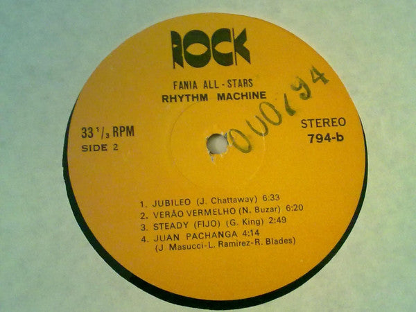 Fania All Stars : Rhythm Machine (LP, Album)