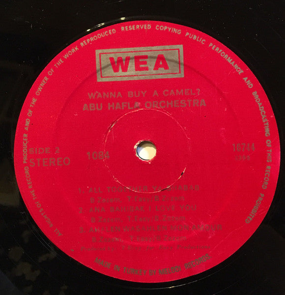 Abu Hafla Orchestra : Wanna Buy A Camel? (LP, Album)