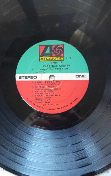 Clarence Carter : This Is Clarence Carter (LP, Album)