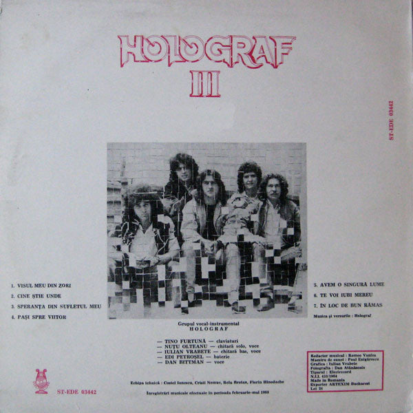 Holograf : III (LP, Album)