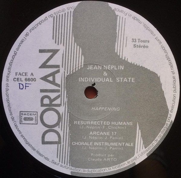 Jean Néplin & Individual State : Happening (LP, MiniAlbum)
