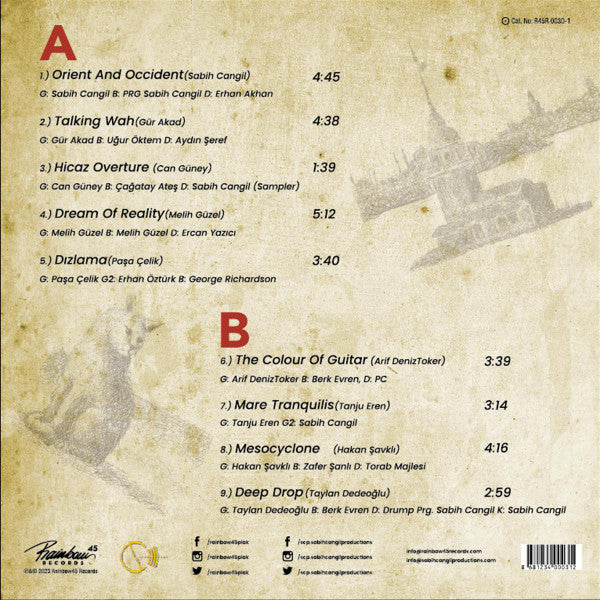 Various : Guitarists Of İstanbul (Orient & Occident) (LP, Album)