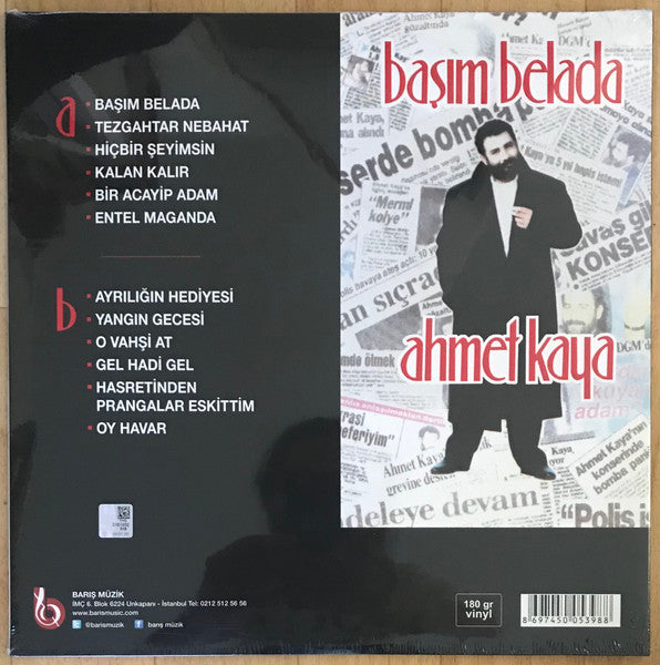 Ahmet Kaya : Başım Belada (LP, Album, RE, Tra)