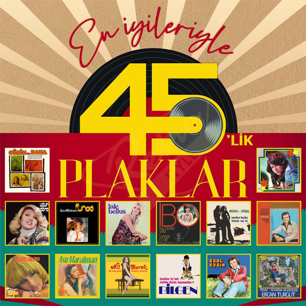 Various : En İyileriyle 45'lik Plaklar (LP, Comp)