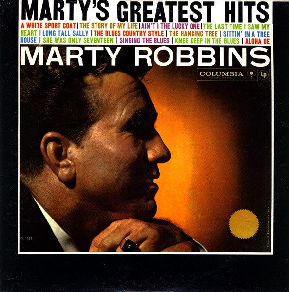 Marty Robbins : Marty's Greatest Hits (LP, Comp, Mono)