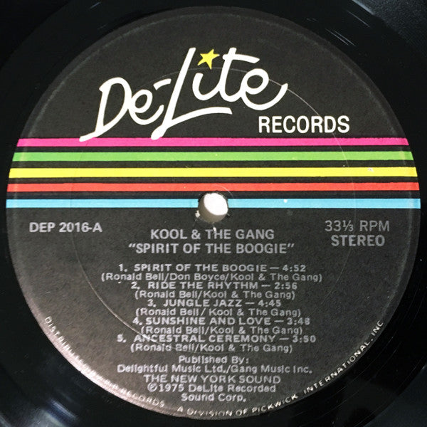 Kool & The Gang : Spirit Of The Boogie (LP, Album, Uni)