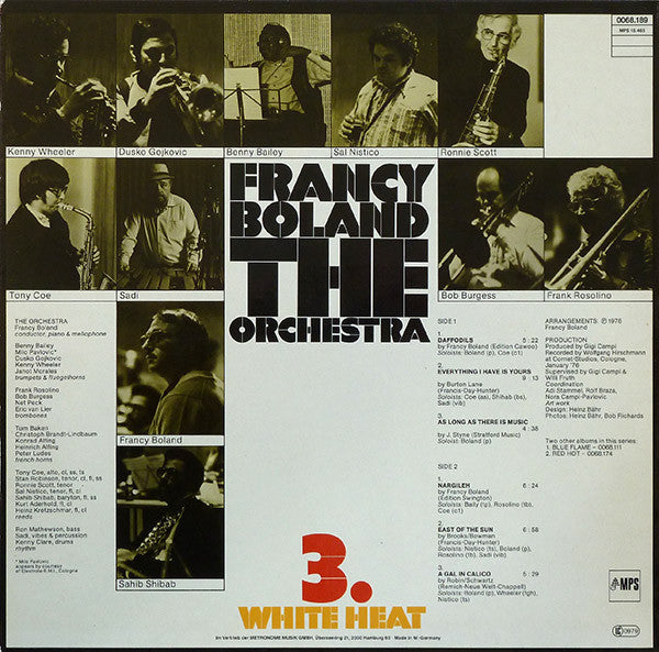 Francy Boland And Orchestra : 3. White Heat (LP)