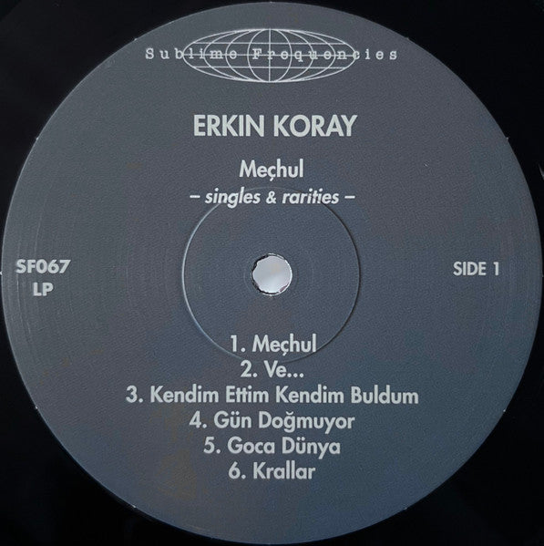 Erkin Koray : Meçhul: Singles & Rarities (LP, Comp, RE)