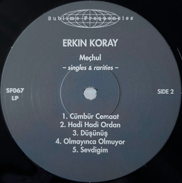 Erkin Koray : Meçhul: Singles & Rarities (LP, Comp, RE)