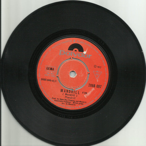 Mandrill : Mandrill / Warning Blues (7", Single)