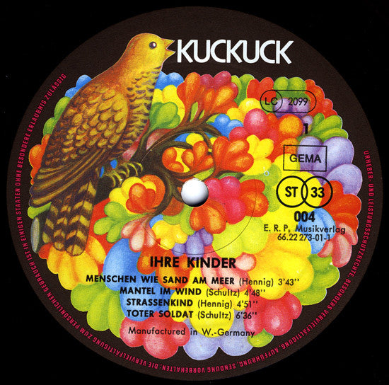 Ihre Kinder : ↣004 (LP, Album, RE)
