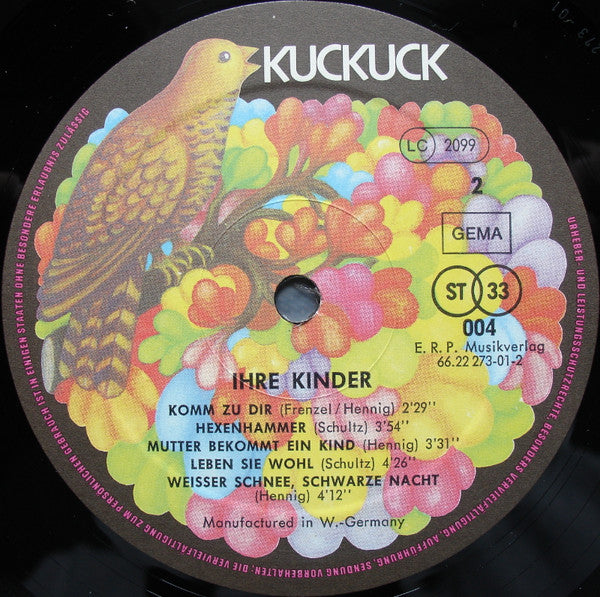 Ihre Kinder : ↣004 (LP, Album, RE)