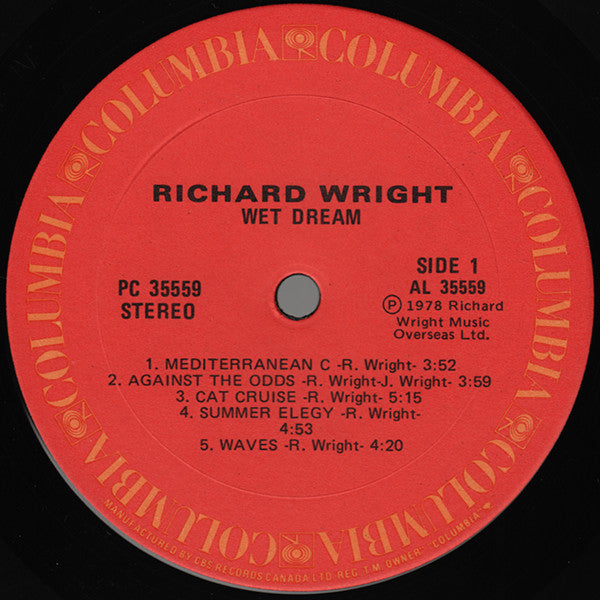 Richard Wright : Wet Dream (LP, Album, Gat)