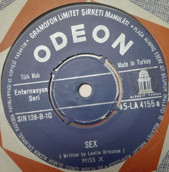 Miss X : Sex / Cristine (7", Single)