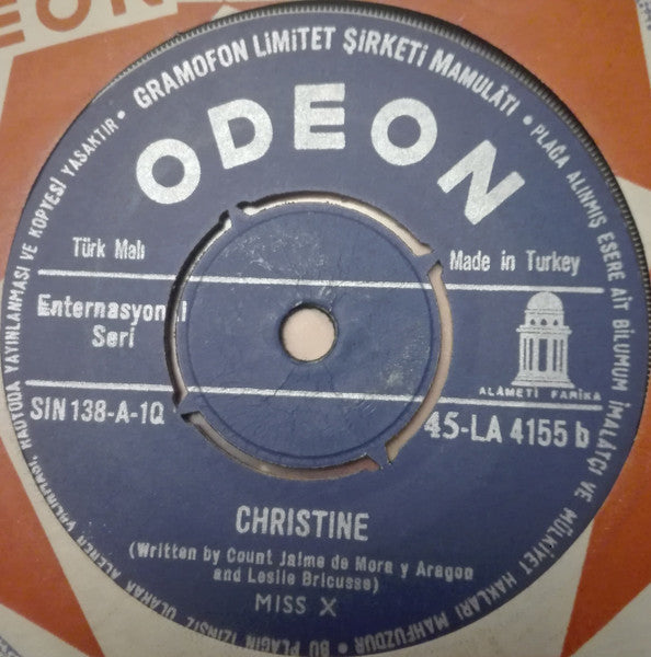 Miss X : Sex / Cristine (7", Single)