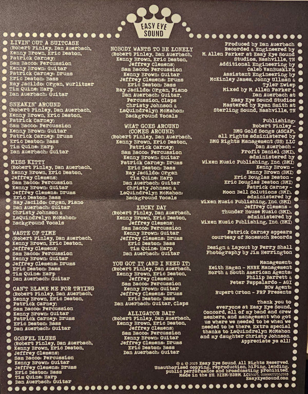 Robert Finley : Black Bayou (LP, Album, Ltd, Oli)