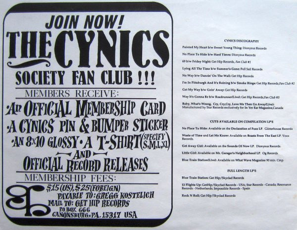 The Cynics (2) : Rock 'N' Roll (LP, Album)