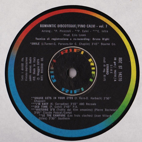 Pino Calvi : Romantic Discoteque - V.7 (LP, Album)