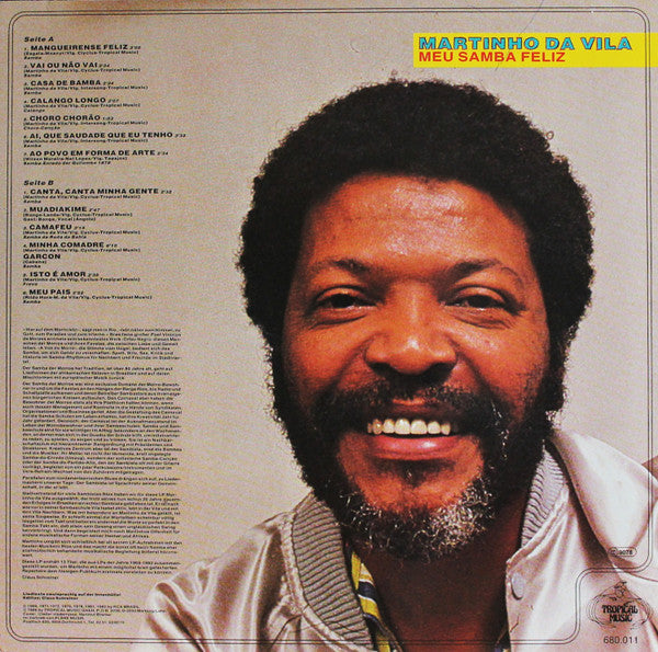 Martinho Da Vila : Meu Samba Feliz (LP, Comp)