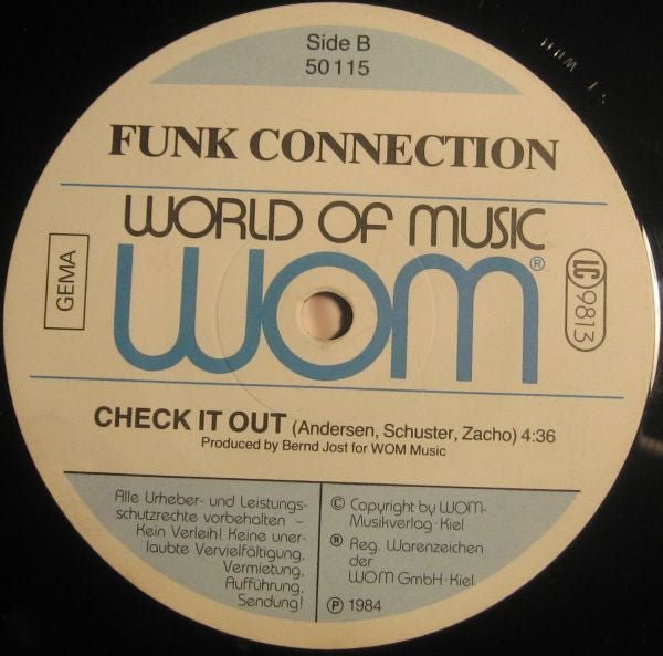 Funk Connection (2) : Don't Stop / Check It Out (12", Maxi)