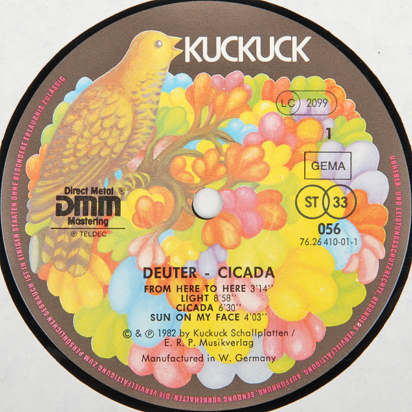 Deuter : Cicada (LP, Album, ST3)